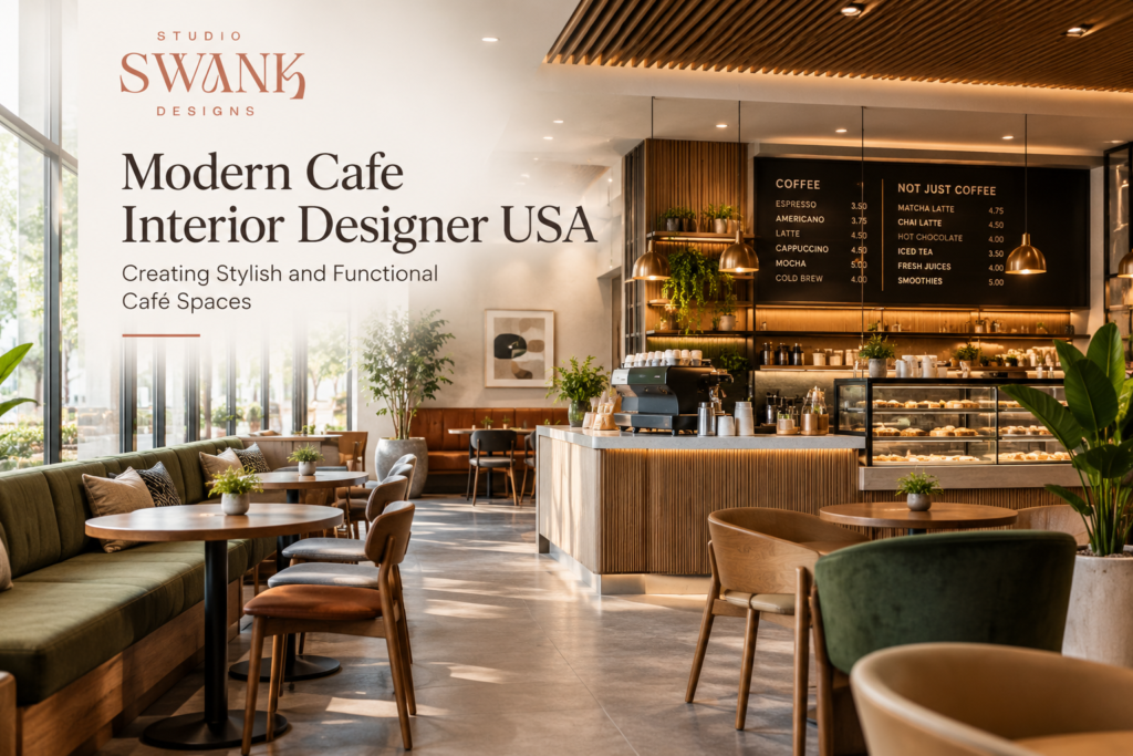 Modern Cafe Interior Designer USA: Creating Stylish and Functional Café Spaces