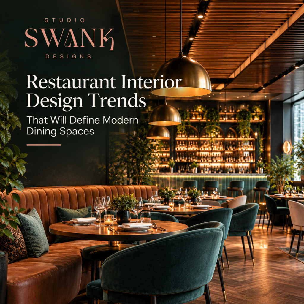 Restaurant Interior Design Trends That Will Define Modern Dining Spaces
