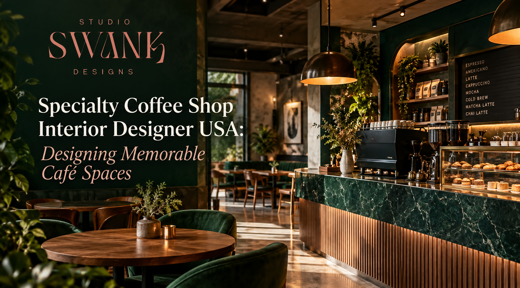 Specialty Coffee Shop Interior Designer USA - Designing Memorable Café Spaces